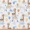 Printed Cotton SOPHIE White / Blue
